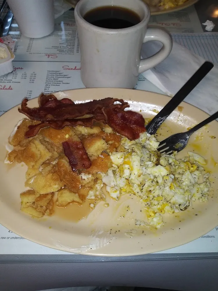 Pancake Eggs Bacon